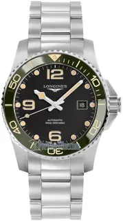 Longines HydroConquest L37814056 Stainless steel Black