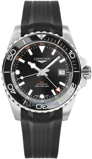 Longines HydroConquest L37904569 Stainless steel Black