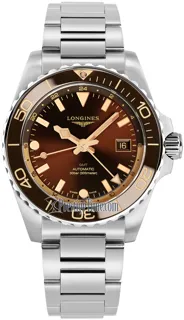 Longines HydroConquest L37904666 Stainless steel Brown