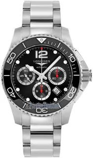 Longines HydroConquest L38834566 Stainless steel Black