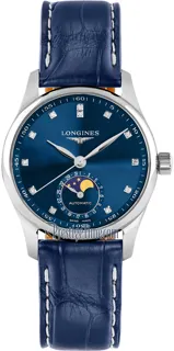 Longines Master Automatic Moonphase L2.409.4.97.0 Stainless steel Blue