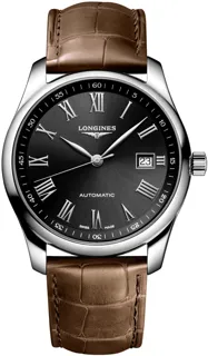 Longines Master Automatic L2.793.4.59.2 Stainless steel Black