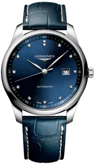 Longines Master Automatic L2.893.4.97.0 Stainless steel Blue