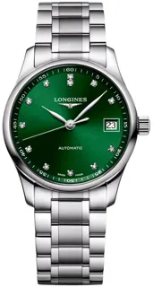 Longines Master Automatic L23574996 Stainless steel Green