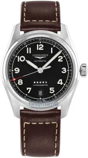 Longines Spirit L3.410.4.53.0 Stainless steel Black