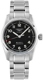 Longines Spirit L3.810.4.53.6 Stainless steel Black