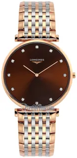 Longines La Grande Classique L4.766.1.67.7 Rose gold Brown