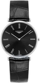 Longines La Grande Classique L4.766.4.51.2 Stainless steel Black