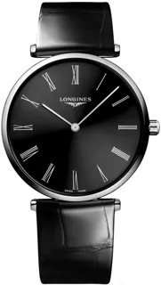 Longines La Grande Classique L4.866.4.51.2 Stainless steel Black