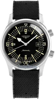 Longines Legend Diver L3.774.4.50.9 Stainless steel Black