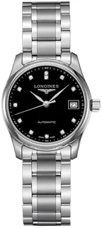 Longines Master Collection L2.257.4.57.6 Stainless steel Black