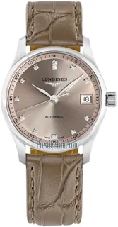 Longines Master Collection L2.357.4.07.2 Stainless steel Beige