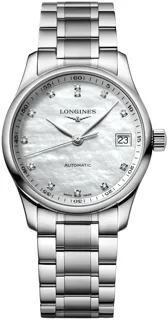 Longines Master Collection L2.357.4.87.6 Stainless steel Mother of Pearl