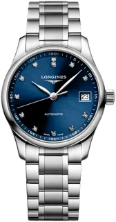 Longines Master Collection L2.357.4.97.6 Stainless steel Blue