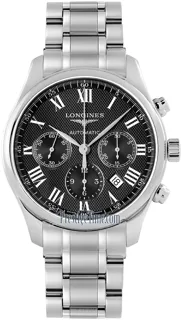 Longines Master Collection L2.759.4.51.6 Stainless steel Black