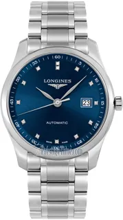 Longines Master Automatic L2.793.4.97.6 Stainless steel Blue