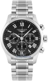 Longines Master Collection L2.859.4.51.6 Stainless steel Black