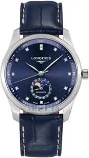 Longines Master Collection L2.909.4.97.0 Stainless steel Blue