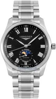 Longines Master Collection L29094516 Stainless steel Black