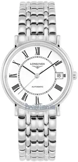 Longines Présence L48214116 Stainless steel White