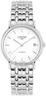 Longines Présence L48214126 Stainless steel White