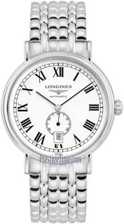 Longines Présence L49054116 Stainless steel White