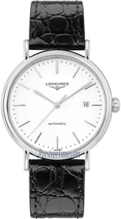 Longines Présence L49224122 Stainless steel White