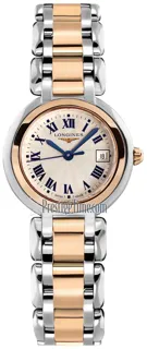 Longines PrimaLuna L8.110.5.78.6 Rose gold and Stainless steel Silver