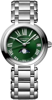 Longines PrimaLuna L8.115.4.61.6 Stainless steel Green