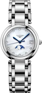 Longines PrimaLuna L8.115.4.87.6 Stainless steel White