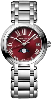 Longines PrimaLuna L8.115.4.92.6 Stainless steel Burgundy