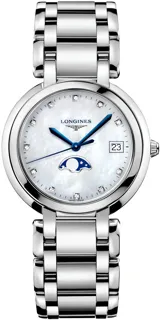 Longines PrimaLuna L81164876 Stainless steel White