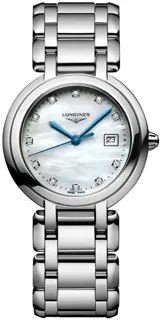 Longines PrimaLuna L81224876 Stainless steel White