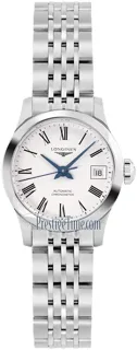 Longines Record L2.320.4.11.6 Stainless steel White