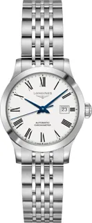 Longines Record L2.321.4.11.6 Stainless steel White