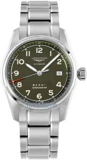 Longines Spirit L3.810.4.03.6 Stainless steel Green