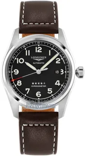 Longines Spirit L3.811.4.53.0 Stainless steel Black