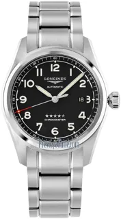 Longines Spirit L3.811.4.53.9 Stainless steel Black