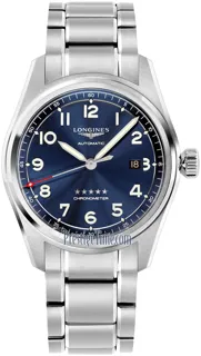 Longines Spirit L3.811.4.93.6 Stainless steel Blue