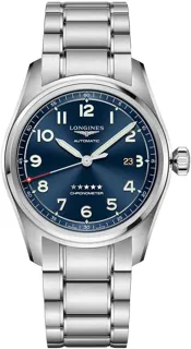 Longines Spirit L3.811.4.93.9 Stainless steel Blue