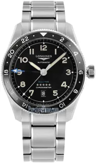 Longines Spirit L3.812.4.53.6 Stainless steel Black