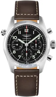 Longines Spirit L3.820.4.53.0 Stainless steel Black