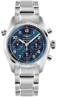 Longines Spirit L3.820.4.93.6 Stainless steel Blue