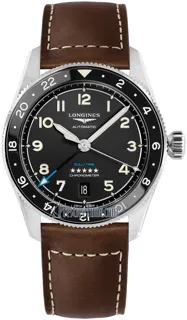 Longines Spirit L38024532 Stainless steel Black