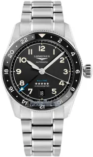 Longines Spirit L38024536 Stainless steel Black