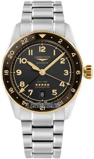 Longines Spirit L38025536 Yellow gold and Stainless steel Gray