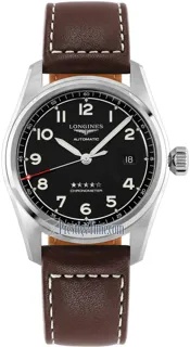 Longines Spirit L38104530 Stainless steel Black