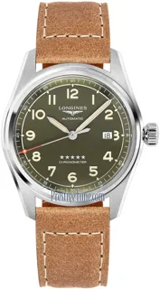 Longines Spirit L38114032 Stainless steel Green