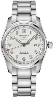 Longines Spirit L38114736 42mm Stainless steel Silver