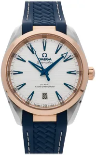 Omega Aqua Terra 220.22.38.20.02.001 Stainless steel and 18k rose gold Silver